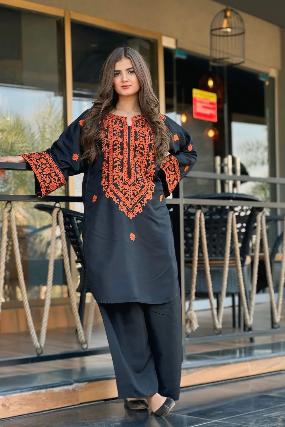 Pure Lawn 3-Piece Embroidered Dress – Handmade Style Elegance