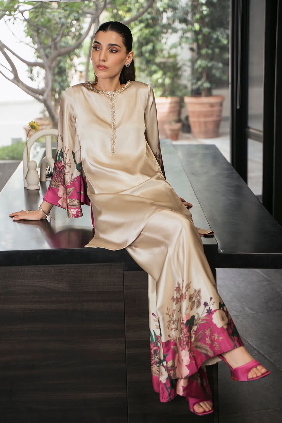 New Collection 2K25 – Luxury Shamoze Silk 3-Piece Suit