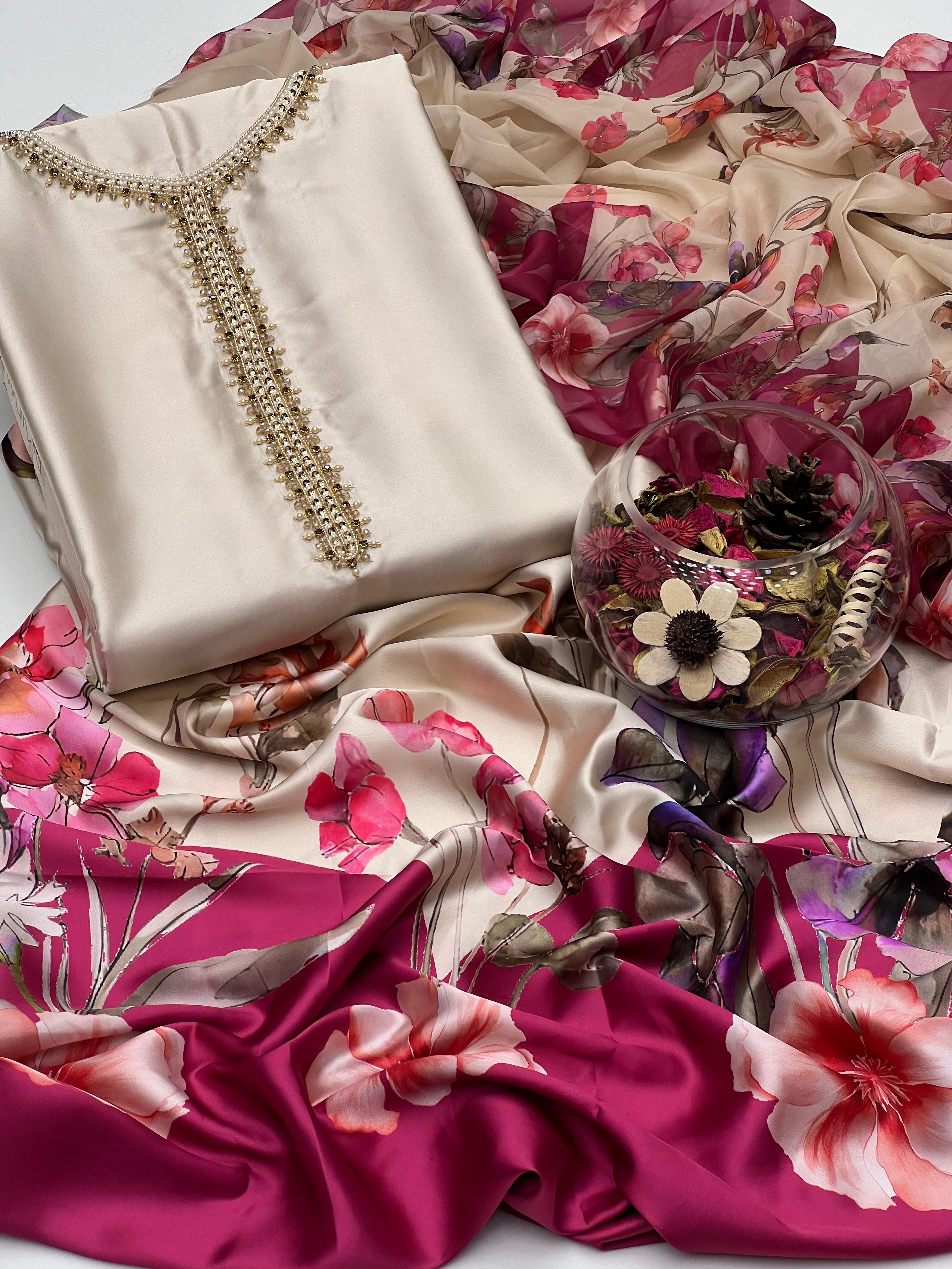 New Collection 2K25 – Luxury Shamoze Silk 3-Piece Suit